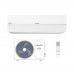 INVERTER SPLIT - AIR CONDITIONER 2.5 KW HEATING BELT, WI-FI– LARETTI LR-09WF WHITE WITH SILVERISH (DECORATIVE) LINE