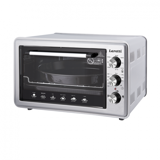 Electric Oven Laretti LR-EC3909 Grey 36L convection Interior Light